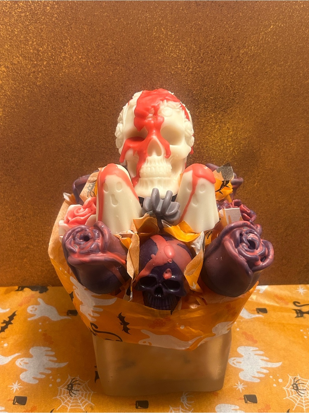 Halloween soy wax melts Bouquet set of three - Plz read discription - Picture 2 of 6